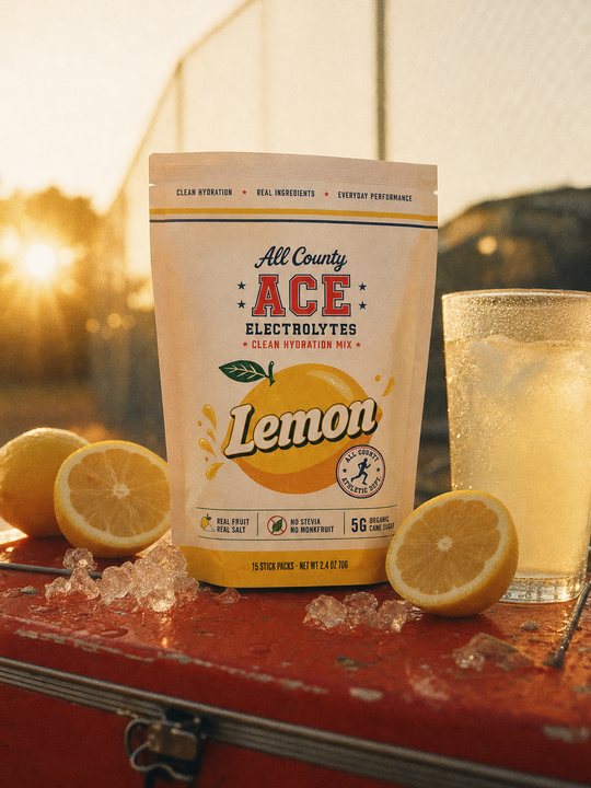Lemon at the ball field